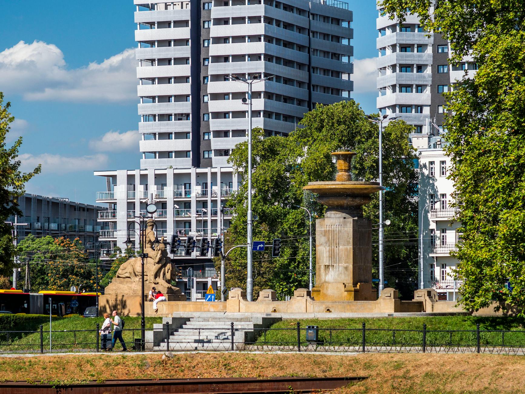 Mapa Kętrzyna z zaznaczonymi obszarami inwestycji współfinansowanych z Funduszy Europejskich